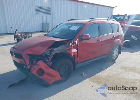 2012 Mitsubishi Outlander Es from USA, damaged, VIN JA4AS2AW2CU015880